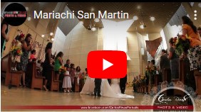 Mariachi San Martin - wedding event YouTube video of Mariachi San Martin at wedding event
